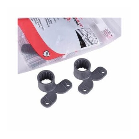 Oatey Half Suspension Pipe Clamp, 12 PipeTube, Polypropylene, Gray, Import 33914